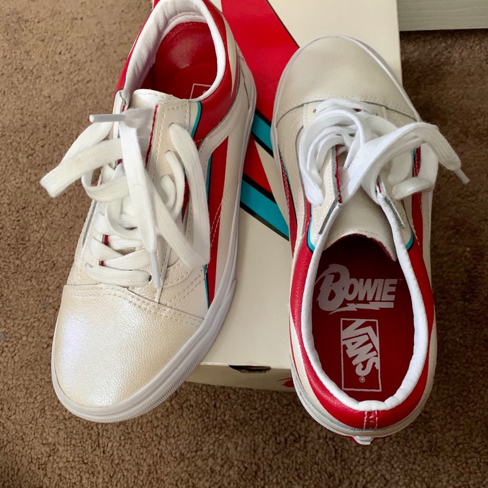 David Bowie Unisex vans like new